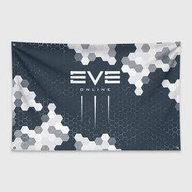 Флаг-баннер с принтом EVE ONLINE / ИВ ОНЛАЙН в Санкт-Петербурге, 100% полиэстер | размер 67 х 109 см, плотность ткани — 95 г/м2; по краям флага есть четыре люверса для крепления | echo | echoes | eve | game | games | logo | online | space | ев онлайн | ев эхо | еве | ив онлайн | ив эхо | игра | игры | космос | лого | логотип | логотипы | онлайн | символ | символы | эхо | эхос
