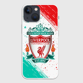 Чехол для iPhone 13 mini с принтом LIVERPOOL   Ливерпуль в Санкт-Петербурге,  |  | Тематика изображения на принте: club | footbal | liverpool | logo | знак | клуб | ливерпуль | логотип | логотипы | символ | символы | форма | футбол | футбольная | футбольный