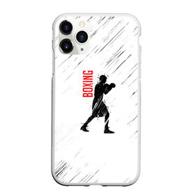 Чехол для iPhone 11 Pro матовый с принтом Бокс в Санкт-Петербурге, Силикон |  | boxing | боец | бои | бокс | боксер | единоборства | спорт | стойка | тренировка
