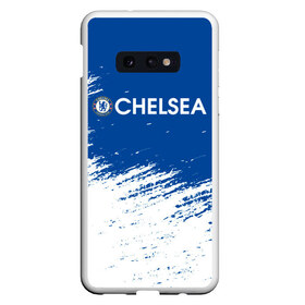 Чехол для Samsung S10E с принтом CHELSEA. в Санкт-Петербурге, Силикон | Область печати: задняя сторона чехла, без боковых панелей | chelsea | fc | football | football club | sport | спорт | спортивные | униформа | фирменные цвета | фк | футбол | футбольный клуб | челси