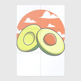 Магнитный плакат 2Х3 с принтом Avocado в Санкт-Петербурге, Полимерный материал с магнитным слоем | 6 деталей размером 9*9 см | Тематика изображения на принте: avocado | avokado | kawai | kawaii | авакадо | авокадо | каваи | кавай | кавайи | кавайный | милые создания | мимими | мимишный | облака | облако | овокадо | персея | растения | рисунок | фрукт | фрукты