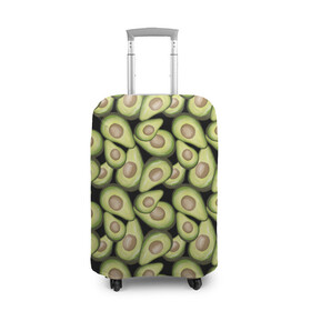 Чехол для чемодана 3D с принтом Авокадо в Санкт-Петербурге, 86% полиэфир, 14% спандекс | двустороннее нанесение принта, прорези для ручек и колес | avocado | avokado | pattern | pattern avocado | авакадо | авокадо | овокадо | патерн | патерн авокадо | паттерн | паттерн авокадо | персея | растения | рисунок | фон авокадо | фрукт | фрукты