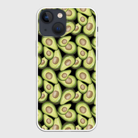 Чехол для iPhone 13 mini с принтом Авокадо в Санкт-Петербурге,  |  | avocado | avokado | pattern | pattern avocado | авакадо | авокадо | овокадо | патерн | патерн авокадо | паттерн | паттерн авокадо | персея | растения | рисунок | фон авокадо | фрукт | фрукты