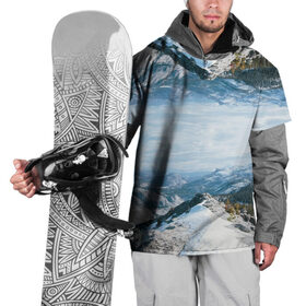 Накидка на куртку 3D с принтом СНЕЖНЫЕ ГОРЫ | ЗЕРКАЛО в Санкт-Петербурге, 100% полиэстер |  | mountain | альпы | в горах | вечер | вид | гора | горные | горы | закат | зима | красивый | лето | лыжи | пейзаж | природа | снег | снежные | сноуборд