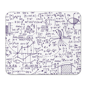 Коврик для мышки прямоугольный с принтом Формулы в Санкт-Петербурге, натуральный каучук | размер 230 х 185 мм; запечатка лицевой стороны | алгебра | математика | математические формулы | наука | научные формулы | формулы