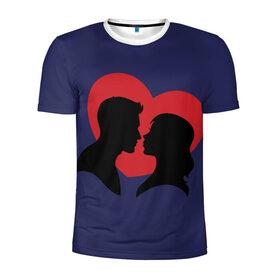 Мужская футболка 3D спортивная с принтом Sexy 13 в Санкт-Петербурге, 100% полиэстер с улучшенными характеристиками | приталенный силуэт, круглая горловина, широкие плечи, сужается к линии бедра | lips | влюбленным | любовь | отношения | сердца