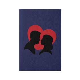 Обложка для паспорта матовая кожа с принтом Sexy 13 в Санкт-Петербурге, натуральная матовая кожа | размер 19,3 х 13,7 см; прозрачные пластиковые крепления | Тематика изображения на принте: lips | влюбленным | любовь | отношения | сердца