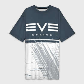 Платье-футболка 3D с принтом EVE ONLINE   ИВ ОНЛАЙН в Санкт-Петербурге,  |  | echo | echoes | eve | game | games | logo | online | space | ев онлайн | ев эхо | еве | ив онлайн | ив эхо | игра | игры | космос | лого | логотип | логотипы | онлайн | символ | символы | эхо | эхос