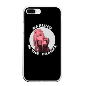 Чехол для iPhone 7Plus/8 Plus матовый с принтом DARLING in the FRANXX в Санкт-Петербурге, Силикон | Область печати: задняя сторона чехла, без боковых панелей | 002 | 02 | cyber | cyberpunk | darling | franxx | japan | strelizia | two | zero | zerotwo | два | демон | дьявол | зеро | зероту | зеротул | итиго | ичиго | киберпанк | киборг | любимый | меха | милый | ноль | нольдва | робот | стрелиция | ту 