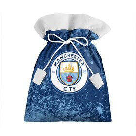 Подарочный 3D мешок с принтом MANCHESTER CITY Манчестер Сити в Санкт-Петербурге, 100% полиэстер | Размер: 29*39 см | city | club | footbal | logo | manchester | знак | клуб | логотип | логотипы | манчестер | символ | символы | сити | форма | футбол | футбольная | футбольный
