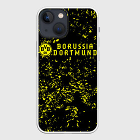 Чехол для iPhone 13 mini с принтом BORUSSIA. в Санкт-Петербурге,  |  | borussia | fc | football | football club | sport | боруссия | спорт | спортивные | униформа | фирменные цвета | фк | футбол | футбольный клуб