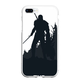 Чехол для iPhone 7Plus/8 Plus матовый с принтом The Witcher, Wild Hunt, Геральд, Ведьмак. в Санкт-Петербурге, Силикон | Область печати: задняя сторона чехла, без боковых панелей | the witcher | wild hunt | ведьмак. | геральд