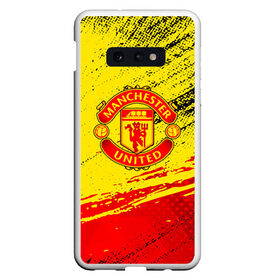 Чехол для Samsung S10E с принтом MANCHESTER UNITED. в Санкт-Петербурге, Силикон | Область печати: задняя сторона чехла, без боковых панелей | Тематика изображения на принте: fc | fcmu | football | football club | manchester united | red devils | sport | красные дьяволы | манчестер юнайтед | спорт | фк | фкмю | футбол | футбольный клуб