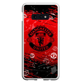 Чехол для Samsung S10E с принтом MANCHESTER UNITED. в Санкт-Петербурге, Силикон | Область печати: задняя сторона чехла, без боковых панелей | Тематика изображения на принте: 