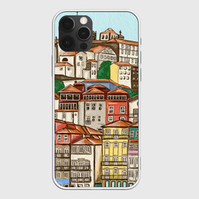 Чехол для iPhone 12 Pro Max с принтом Порту Португалия домики в Санкт-Петербурге, Силикон |  | city | old town | porto | portugal | город | город на холме | городской пейзаж | домики | оранжевые крыши | отпуск | порту | португалия | путешествие | старый город