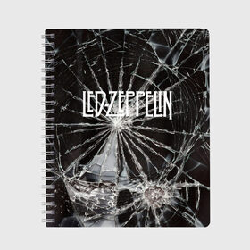 Тетрадь с принтом Led Zeppelin в Санкт-Петербурге, 100% бумага | 48 листов, плотность листов — 60 г/м2, плотность картонной обложки — 250 г/м2. Листы скреплены сбоку удобной пружинной спиралью. Уголки страниц и обложки скругленные. Цвет линий — светло-серый
 | led zeppelin | music | rock | блюз рок | британская рок группа | джимми пейдж | известные личности | лед зеппелин | лэд зиппелин | музыка | музыканты | певцы | рок | фолк рок | хард рок | хеви метал