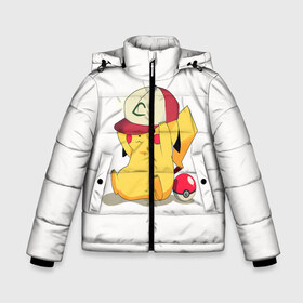 Зимняя куртка для мальчиков 3D с принтом Pikachu Pika Pika в Санкт-Петербурге, ткань верха — 100% полиэстер; подклад — 100% полиэстер, утеплитель — 100% полиэстер | длина ниже бедра, удлиненная спинка, воротник стойка и отстегивающийся капюшон. Есть боковые карманы с листочкой на кнопках, утяжки по низу изделия и внутренний карман на молнии. 

Предусмотрены светоотражающий принт на спинке, радужный светоотражающий элемент на пуллере молнии и на резинке для утяжки | pika | pikachu | аниме | детская | детям | игры | молния | мышка | мышь | пика | пикачу | покемон | покемоны