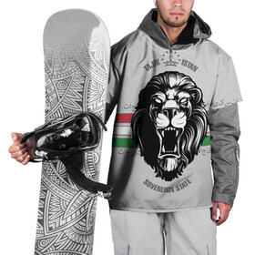 Накидка на куртку 3D с принтом Таджикистан в Санкт-Петербурге, 100% полиэстер |  | crown | flag | king | lion | republic | tajikistan | король | корона | лев | республика | таджикистан | флаг | царь
