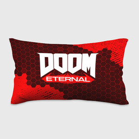 Подушка 3D антистресс с принтом DOOM ETERNAL / ДУМ ЭТЕРНАЛ в Санкт-Петербурге, наволочка — 100% полиэстер, наполнитель — вспененный полистирол | состоит из подушки и наволочки на молнии | bfg | brutal | doom | eternal | ethernal | game | games | logo | дум | игра | игры | лого | логотип | логотипы | символ | символы | этернал