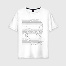 Женская футболка хлопок Oversize с принтом Facepalm символами в Санкт-Петербурге, 100% хлопок | свободный крой, круглый ворот, спущенный рукав, длина до линии бедер
 | facepalm | palmface | конфуз | лицо | лицорука | пикар | рукалицо | сериал | смущение | стыд