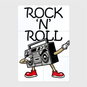 Магнитный плакат 2Х3 с принтом Rock n Roll в Санкт-Петербурге, Полимерный материал с магнитным слоем | 6 деталей размером 9*9 см | Тематика изображения на принте: dab | hands | pose | recorder | rock | shoes | башмаки | бумбокс | магнитола | магнитофон | мафон | рок | руки