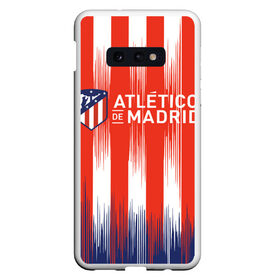 Чехол для Samsung S10E с принтом ATLETICO MADRID. в Санкт-Петербурге, Силикон | Область печати: задняя сторона чехла, без боковых панелей | atletico madrid | fc | football | football club | sport | атлетико мадрид | испанский футбольный клуб | мадрид | спорт | уефа | униформа | фирменные цвета | фк | футбол | футбольный клуб