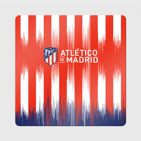 Магнит виниловый Квадрат с принтом ATLETICO MADRID. в Санкт-Петербурге, полимерный материал с магнитным слоем | размер 9*9 см, закругленные углы | atletico madrid | fc | football | football club | sport | атлетико мадрид | испанский футбольный клуб | мадрид | спорт | уефа | униформа | фирменные цвета | фк | футбол | футбольный клуб