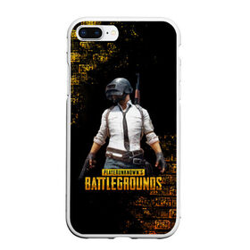 Чехол для iPhone 7Plus/8 Plus матовый с принтом PUBG в Санкт-Петербурге, Силикон | Область печати: задняя сторона чехла, без боковых панелей | battlegrounds | playerunknown s | pubg | вода | згип | игра | компьютерная игра | огонь | огонь и вода | пабг | пубг | шутер