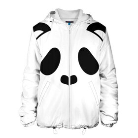 Мужская куртка 3D с принтом Panda в Санкт-Петербурге, ткань верха — 100% полиэстер, подклад — флис | прямой крой, подол и капюшон оформлены резинкой с фиксаторами, два кармана без застежек по бокам, один большой потайной карман на груди. Карман на груди застегивается на липучку | panda | животные | медведь | мишка | панда