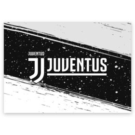 Поздравительная открытка с принтом JUVENTUS / ЮВЕНТУС в Санкт-Петербурге, 100% бумага | плотность бумаги 280 г/м2, матовая, на обратной стороне линовка и место для марки
 | ball | club | dtynec | foot | football | italy | juventus | logo | ronaldo | sport | team | дибала | италия | клуб | лого | логотип | логотипы | огмутегы | роналдо | сборная | символ | символы | спорт | форма | футбол | футболист | футболисту | 