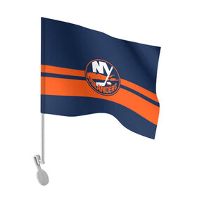 Флаг для автомобиля с принтом NY ISLANDERS NHL в Санкт-Петербурге, 100% полиэстер | Размер: 30*21 см | hockey | islanders | logo | new york | ny | sport | usa | исландерс | логотип | нхл | нью йорк | спорт | хоккей
