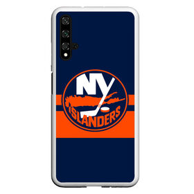 Чехол для Honor 20 с принтом NY ISLANDERS NHL в Санкт-Петербурге, Силикон | Область печати: задняя сторона чехла, без боковых панелей | hockey | islanders | logo | new york | ny | sport | usa | исландерс | логотип | нхл | нью йорк | спорт | хоккей