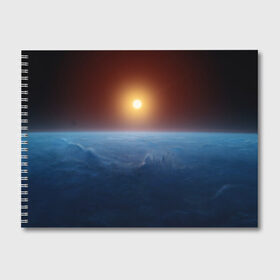 Альбом для рисования с принтом Звезда по имени солнце в Санкт-Петербурге, 100% бумага
 | матовая бумага, плотность 200 мг. | астрономия | вселенная | звезда | космос | солнце