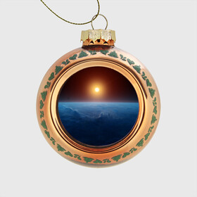 Стеклянный ёлочный шар с принтом Звезда по имени солнце в Санкт-Петербурге, Стекло | Диаметр: 80 мм | астрономия | вселенная | звезда | космос | солнце