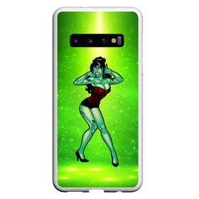 Чехол для Samsung Galaxy S10 с принтом Sexy halloween в Санкт-Петербурге, Силикон | Область печати: задняя сторона чехла, без боковых панелей | halloween | horror | pron | девушка | зомби | мертвец | страшилка | ужасы | хеллоин | хеллоуин | хоррор