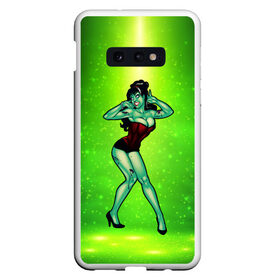 Чехол для Samsung S10E с принтом Sexy halloween в Санкт-Петербурге, Силикон | Область печати: задняя сторона чехла, без боковых панелей | halloween | horror | pron | девушка | зомби | мертвец | страшилка | ужасы | хеллоин | хеллоуин | хоррор