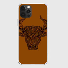 Чехол для iPhone 12 Pro Max с принтом Святая корова в Санкт-Петербурге, Силикон |  | голова быка | голова коровы | инь янь. | корова | татуировки | узоры