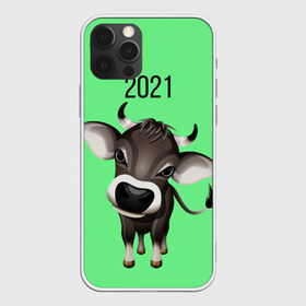 Чехол для iPhone 12 Pro Max с принтом Год быка в Санкт-Петербурге, Силикон |  | 2021 | бычок | год быка | гороскоп | маленький бычок. | телёнок