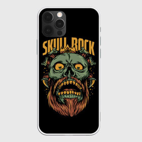 Чехол для iPhone 12 Pro Max с принтом Skull Rock в Санкт-Петербурге, Силикон |  | Тематика изображения на принте: art | beard | eyes | music | rock | skull | teeth | арт | борода | глаза | зубы | музыка | рок | череп