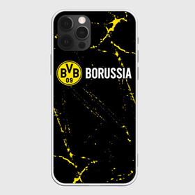 Чехол для iPhone 12 Pro с принтом BORUSSIA / Боруссия в Санкт-Петербурге, силикон | область печати: задняя сторона чехла, без боковых панелей | borussia | club | dortmund | footbal | logo | боруссия | дортмунд | знак | клуб | логотип | логотипы | символ | символы | форма | футбол | футбольная | футбольный