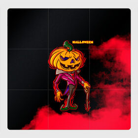 Магнитный плакат 3Х3 с принтом Halloween в Санкт-Петербурге, Полимерный материал с магнитным слоем | 9 деталей размером 9*9 см | 31 октября | halloween | halowen | ведьма | день всех святых | джек | костюм | кровь | лого | монстр | надпись | праздник | приведение | призрак | светильник | символ | страшная | тыква | ужасы | хеллоуин | хеллуин