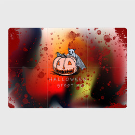 Магнитный плакат 3Х2 с принтом Bat and pumpkin в Санкт-Петербурге, Полимерный материал с магнитным слоем | 6 деталей размером 9*9 см | Тематика изображения на принте: halloween | hallowen | halowen | helloween | день всех святых | летучая мышь | тыква | халовен | халовин | хеллуин | хеловин