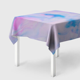 Скатерть 3D с принтом BluePink в Санкт-Петербурге, 100% полиэстер (ткань не мнется и не растягивается) | Размер: 150*150 см | gradient | swirl | swirly | абстракция | акварель | без дизайна | волны | голубая | градиент | графика | краски | на каждый день | облака | омбре | разноцветные разводы | рисунок | розовая | розовый | софтовая