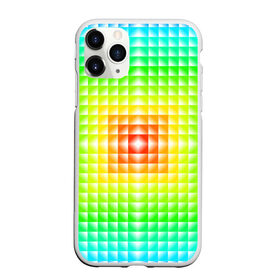 Чехол для iPhone 11 Pro матовый с принтом Абстракция в Санкт-Петербурге, Силикон |  | абстрактные | абстрактный | абстракция | квадрат | квадраты | плитка | плитки | плиточки | светящиеся | яркие | яркий