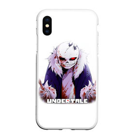 Чехол для iPhone XS Max матовый с принтом UNDERTALE в Санкт-Петербурге, Силикон | Область печати: задняя сторона чехла, без боковых панелей | sans | undertale | андертале | андертейл | игра | подземная история | подземная сказка | санс | ундертале