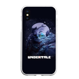 Чехол для iPhone XS Max матовый с принтом UNDERTALE в Санкт-Петербурге, Силикон | Область печати: задняя сторона чехла, без боковых панелей | sans | undertale | андертале | андертейл | игра | подземная история | подземная сказка | санс | ундертале