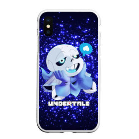 Чехол для iPhone XS Max матовый с принтом UNDERTALE в Санкт-Петербурге, Силикон | Область печати: задняя сторона чехла, без боковых панелей | sans | undertale | андертале | андертейл | игра | подземная история | подземная сказка | санс | ундертале