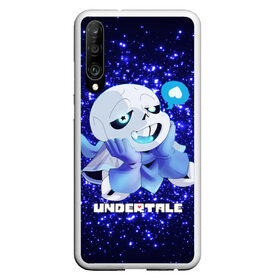 Чехол для Honor P30 с принтом UNDERTALE в Санкт-Петербурге, Силикон | Область печати: задняя сторона чехла, без боковых панелей | sans | undertale | андертале | андертейл | игра | подземная история | подземная сказка | санс | ундертале