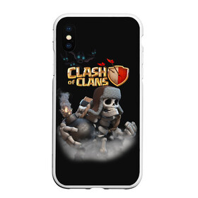 Чехол для iPhone XS Max матовый с принтом Clash of Clans в Санкт-Петербурге, Силикон | Область печати: задняя сторона чехла, без боковых панелей | clash of clans | clash royale | game | supercell | детская | детям | игра | клаш оф кланс | клаш оф кленс | клеш оф кленс | клэш оф кланс | компьютерная игра | пекка