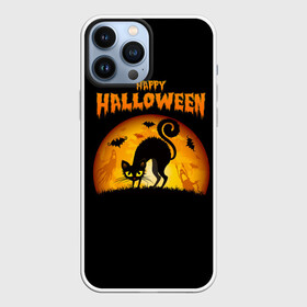 Чехол для iPhone 13 Pro Max с принтом Helloween в Санкт-Петербурге,  |  | halloween | ведьма | летучая мышь | полнолуние | привидение | призрак | тыква | хеллоуин | хелуин | хэллоин | хэллоуин | хэлоуин | хэлуин | черный кот